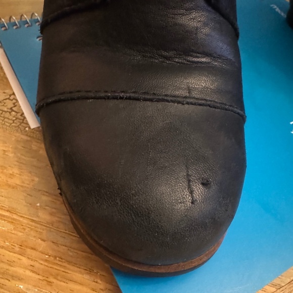 Pre Owned Sorel Joan Of Arctic Wedge Mid Shearling Black Boot Lace  Sz 7M - Picture 9 of 10